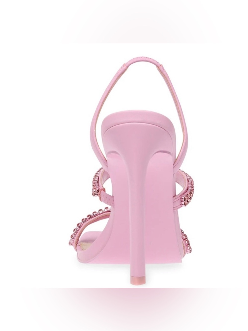 Steve Madden Pink Crystal Double-Strap Stiletto - Picture 3 of 12